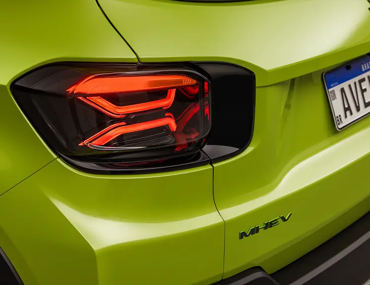 Emblema MHEV do Novo Jeep Avenger